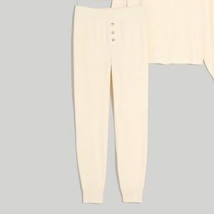 Madewell Brushed Waffle Knit Bottoms